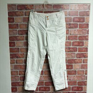 Anthropologie Pilcro Size 28  White Corduroy Pants